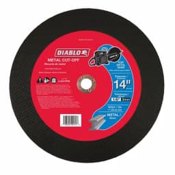 Diablo 14 in. x 1/8 in. x 1 in. Metal High Speed Cut-Off Disc thumbnail 1