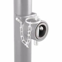 CURT Replacement Swivel Jack Male Pipe Mount Bracket with 5/8" Pin Hole thumbnail 3