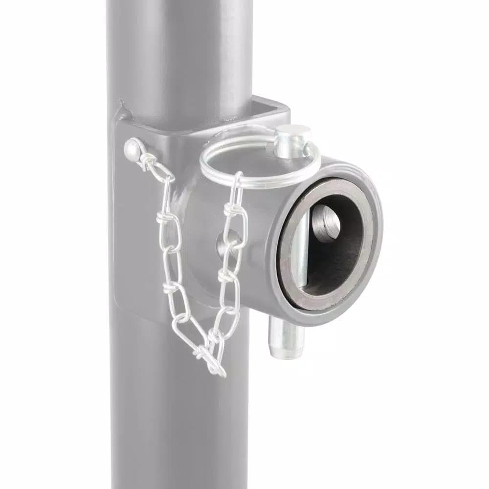 CURT Replacement Swivel Jack Male Pipe Mount Bracket with 5/8" Pin Hole