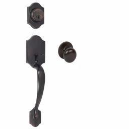 Delaney Wicklow Tuscany Bronze Entry Dummy Door Handleset - Traditional Style thumbnail 1