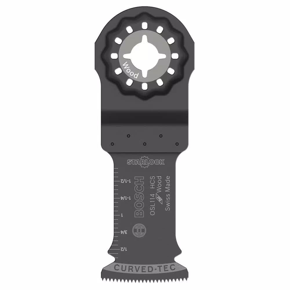 Bosch Starlock Oscillating Multi-Tool Accessory Blade Set, 6-Piece Carbide Cutting Kit