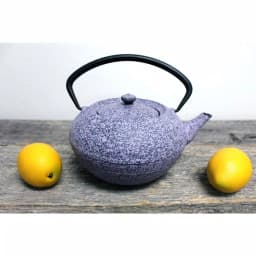 BergHOFF Studio 5.6-Cup Cast Iron Purple Teapot with Stainless Steel Mesh Insert thumbnail 4