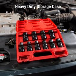 SUNEX TOOLS Sunex 3657 3/8 in. Drive Metric Universal Impact Socket Set, 10-Piece thumbnail 5