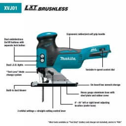 Makita 18V LXT Brushless Cordless Barrel Grip Jig Saw (Tool-Only) thumbnail 2