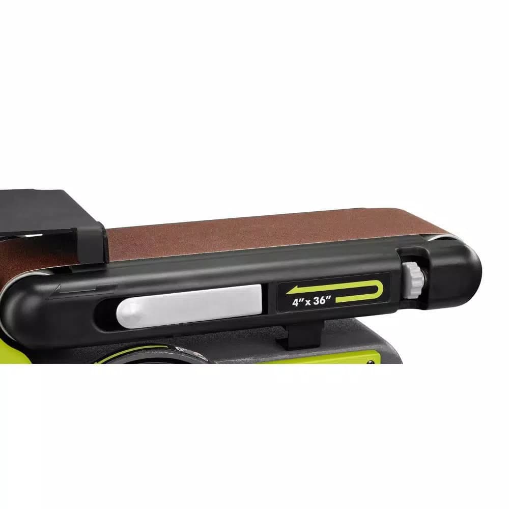 RYOBI 4 in. x 36 in. Belt and 6 in. Disc Sander, 120 V