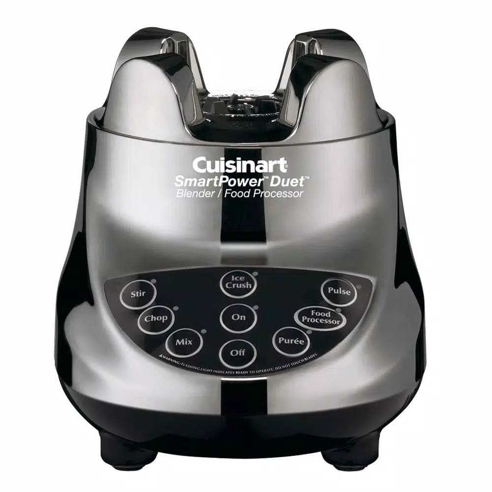 Cuisinart SmartPower Duet 7-Speed Blender and 3-Cup Food Processor, Brushed Chrome