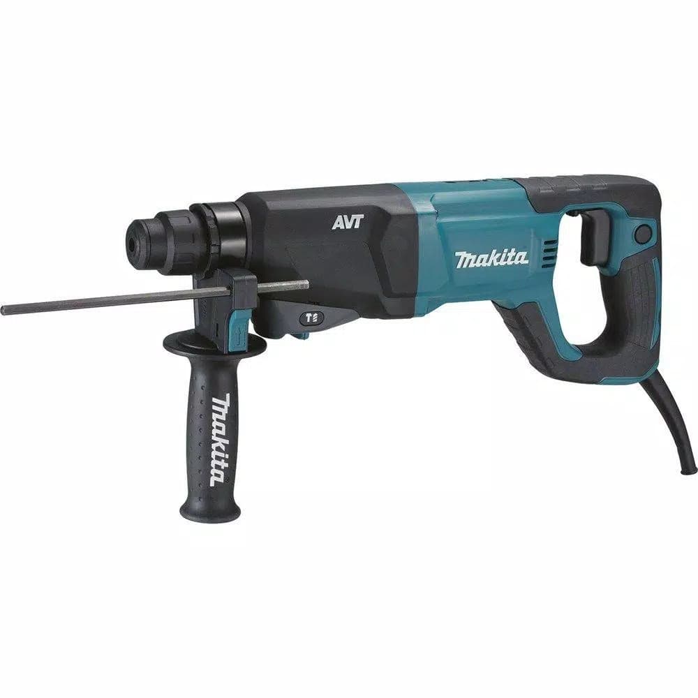 Makita 8 Amp 1 in. SDS-Plus AVT Rotary Hammer & 4-1/2 in. Angle Grinder Combo Kit with Hard Case