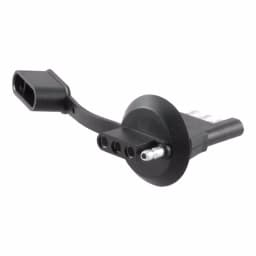 CURT 4-Way Flat License Plate Light Plug Adapter thumbnail 1
