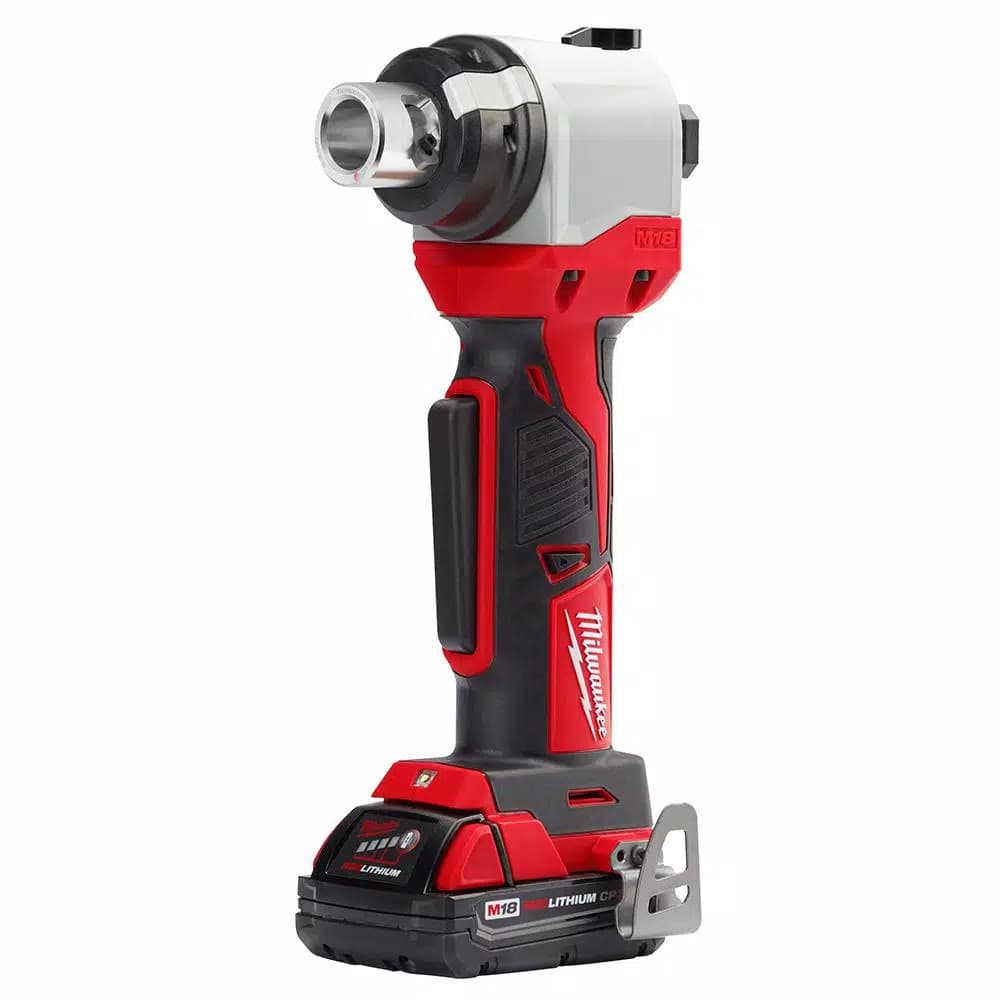 Milwaukee M18 18V Cordless Cable Stripper Kit for Al THHN/XHHW Wire, 11 Bushings, Battery & Charger Included