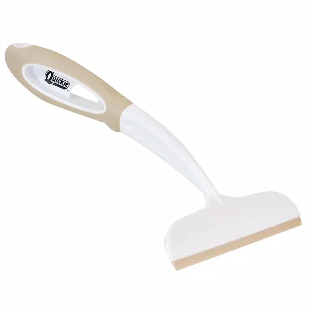 Quickie 6 in. Shower Squeegee with Comfort No-Slip Grip Handle