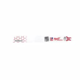 Milwaukee 9 in. 18 TPI Torch Metal Cutting Reciprocating Saw Blades, 25 Pack thumbnail 1