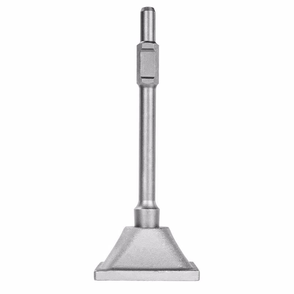 Stark 1-1/8 in. Hex Steel Tamper Shank and Plate for Electric Demolition Jack Hammers