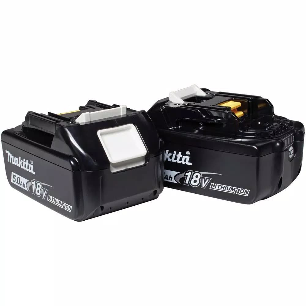 Makita 18V LXT Lithium-Ion 5.0 Ah High Capacity Battery Pack (2-Pack)