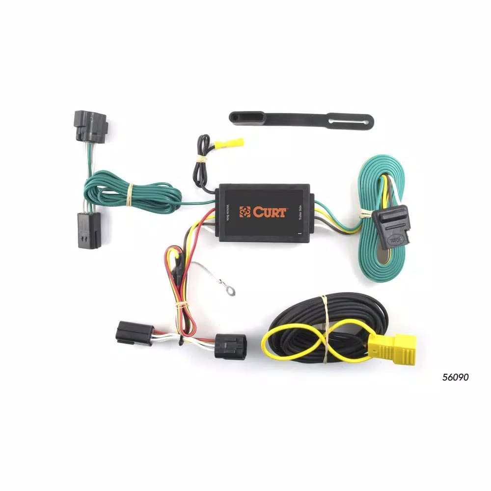CURT Custom Vehicle-Trailer Wiring Harness for Ford Transit Connect, 4-Way Flat Output
