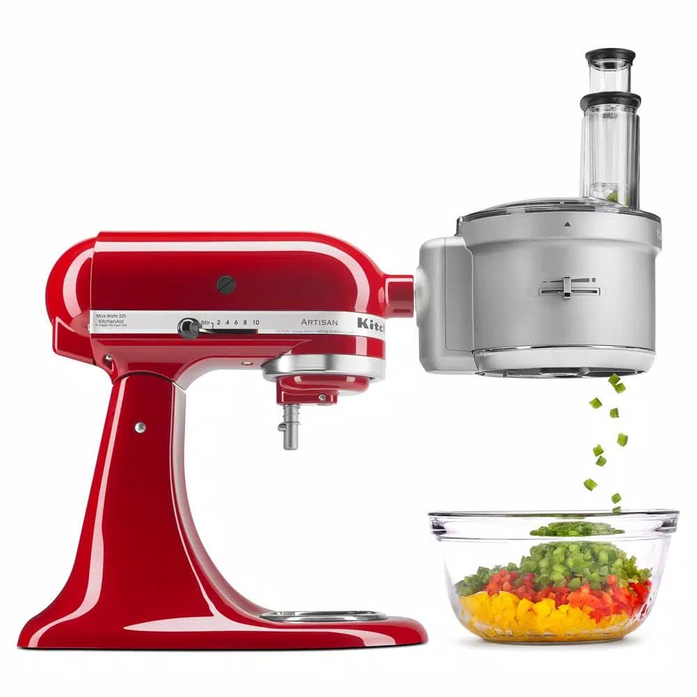 KitchenAid KSM2FPA Food Processor Attachment for Stand Mixers, Gray