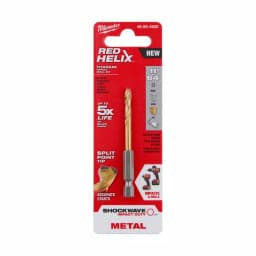 Milwaukee SHOCKWAVE 11/64 in. Titanium Twist Drill Bit with Red Helix thumbnail 1