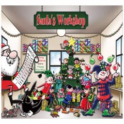 My Door Decor Santa's Workshop 7 ft. x 8 ft. Holiday Garage Door Mural thumbnail 1