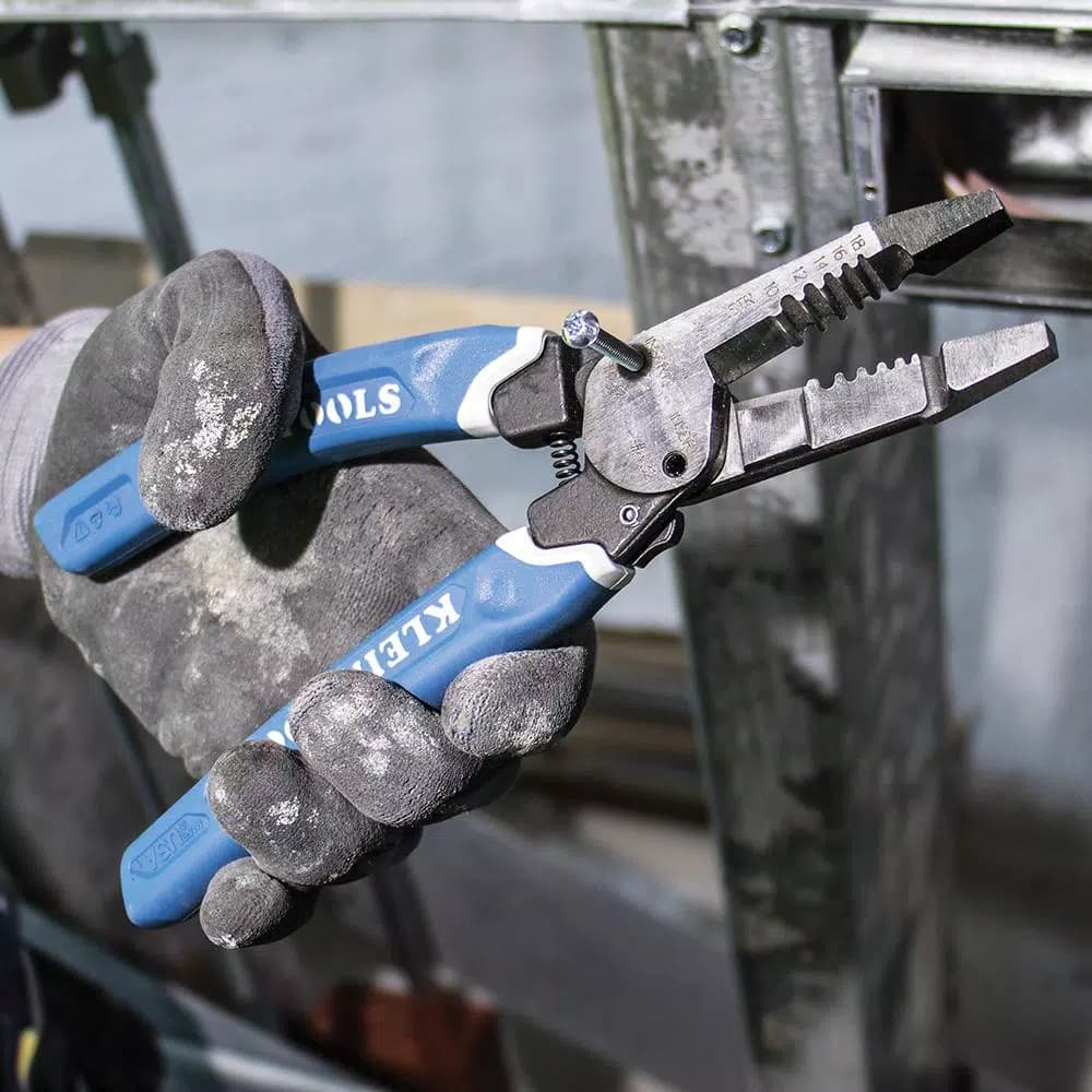 Klein Tools Klein-Kurve Heavy Duty Wire Stripper, Forged Steel, 8-16 AWG