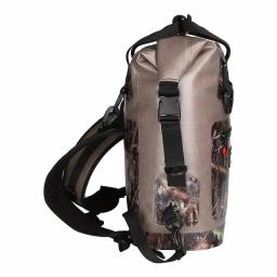 Camp-Zero Premium Soft-Side Backpack Cooler, 17.2 Qt. 20 Can Capacity, Beige and Camo thumbnail 7
