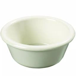 Carlisle SAN Plastic Smooth Sided 6 oz. Ramekins - White Condiment Servers (Case of 48) thumbnail 1