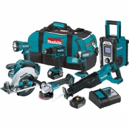 Makita 18V LXT Lithium-Ion Cordless 7-Piece Combo Kit (3.0Ah) thumbnail 1