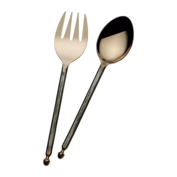 Towle Living Forged Antique Copper 2-Piece Salad Serving Set