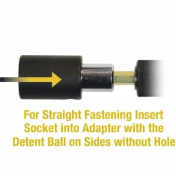 Makita Impact GOLD 1/2 in. 15 Degree Tilt Socket Adapter thumbnail 3