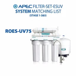 APEC Water Systems Essence 10 in. Replacement Pre-Filter Set with UV Bulb for ROES-UV75 thumbnail 8
