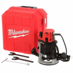 Milwaukee 2-1/4 HP Max Corded Router Kit with Impact-Resistant Carrying Case thumbnail 1