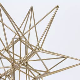 Crystal Art Gallery Gold Painted Metal Star Large Figurine - Modern Geometric Home Decor thumbnail 3