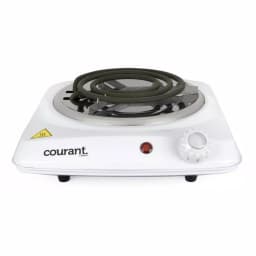 Courant 5 in. Single Burner White Hot Plate with 1000W Temperature Control thumbnail 2