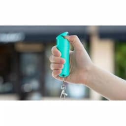 SABRE Flip Top Pepper Gel with Snap Clip, Mint Green - Compact Personal Defense Spray thumbnail 2