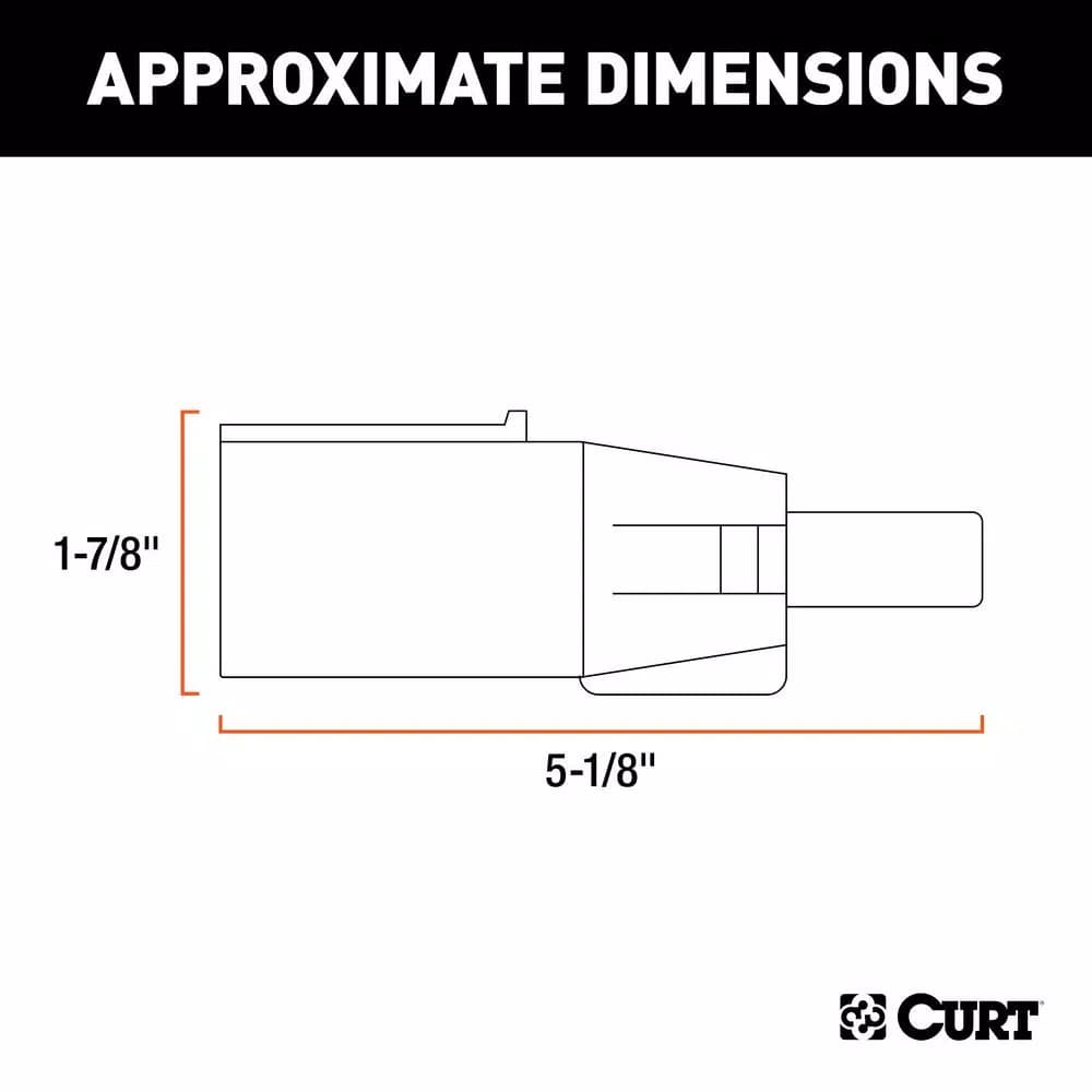 CURT 7-Way RV Blade Connector Tester for Trailer Wiring