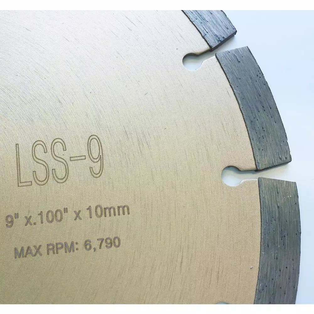 Whirlwind USA 9 in. Segmented Diamond Blade for Concrete, Stone, Brick, and Masonry