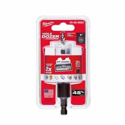Milwaukee 1 in. Hole Dozer Bi-Metal Hole Saw with 3/8 in. Arbor & Pilot Bit thumbnail 3