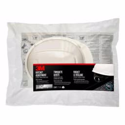 3M White Non-Vented Hard Hat with 4-Point Ratchet Adjustment thumbnail 1