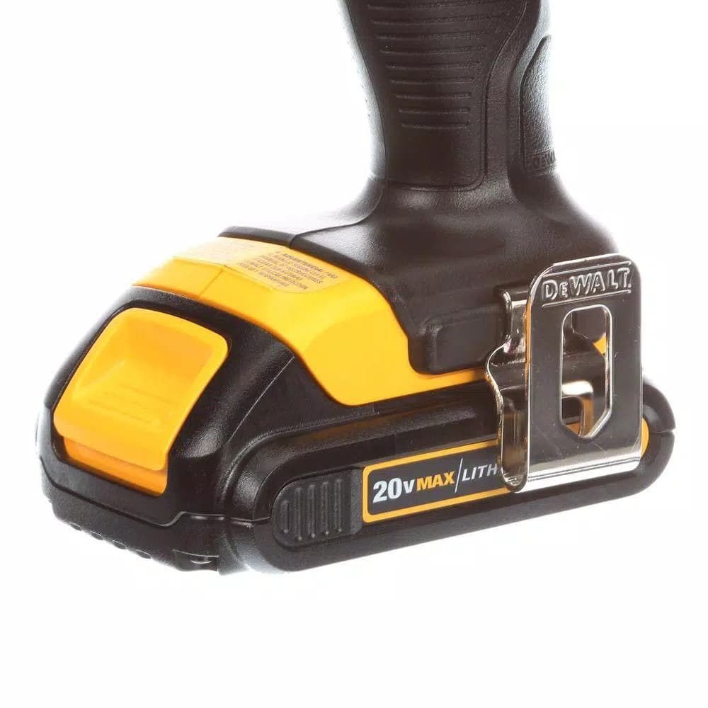 DEWALT 20V MAX Cordless Compact 1/2 in. Drill/Driver Kit with (2) 1.3Ah Batteries, Charger & Bag