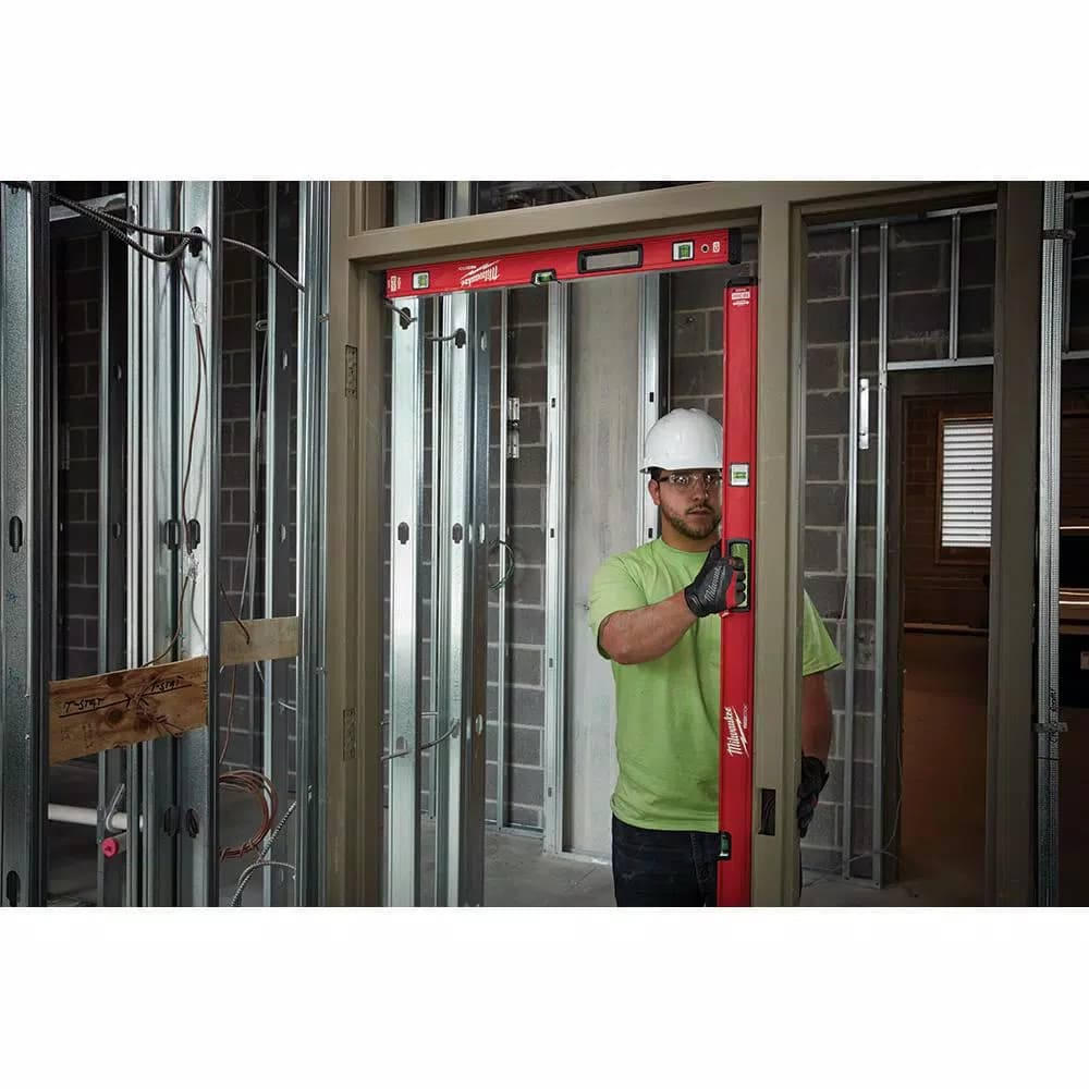 Milwaukee REDSTICK 78 in. Magnetic Box Level