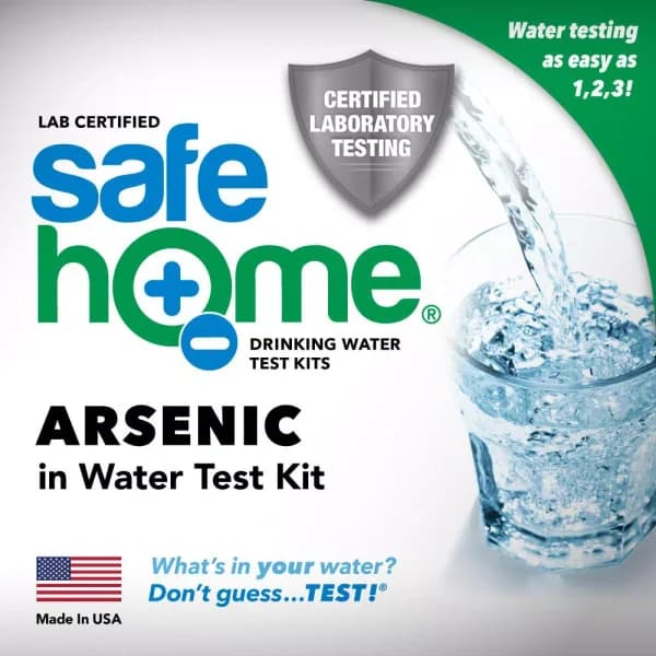 Safe Home Arsenic Drinking Water Test Kit - Lab Tested Results
