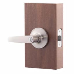 Copper Creek Daley Satin Stainless Steel Privacy Bed/Bath Door Lever thumbnail 2