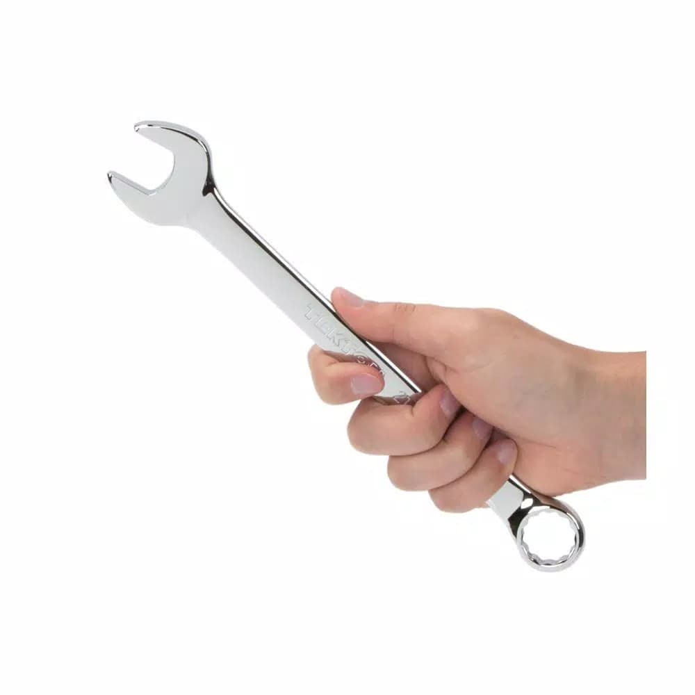 TEKTON 21 mm Combination Wrench, 12-Point Box End, Chrome Vanadium Steel