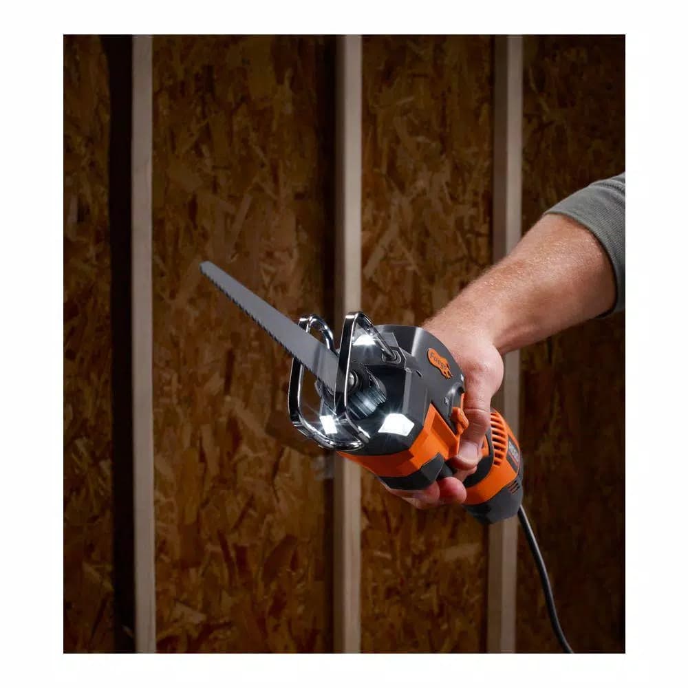 RIDGID 6 Amp Corded Orbital Reciprocating Saw Kit with Thru Cool Technology