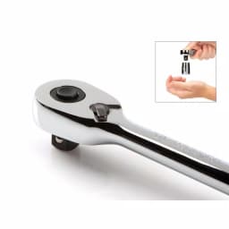 Tekton 1/2 Inch Drive x 24 Inch Quick-Release Ratchet, 90-Tooth Ultra-Compact Head thumbnail 4