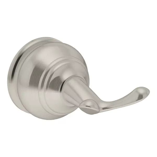 Symmons Allura Double Robe Hook, Satin Nickel