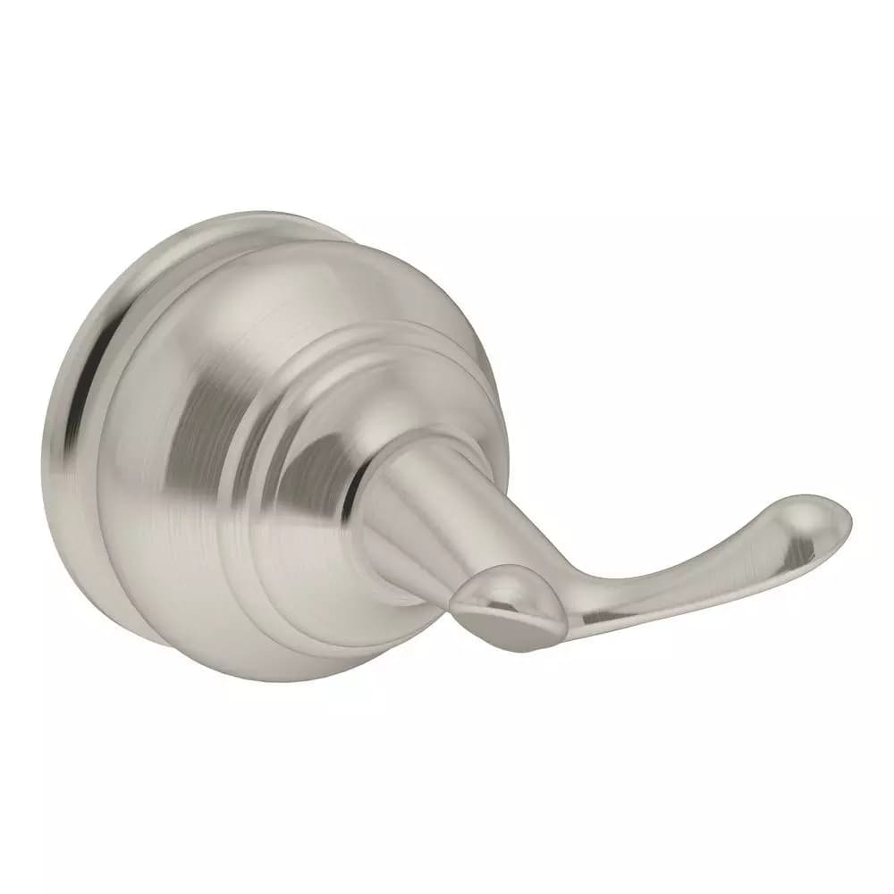 Symmons Allura Double Robe Hook, Satin Nickel