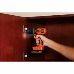 BLACK+DECKER 20V MAX Lithium-Ion Cordless 3/8 in. Drill/Driver Kit with 1.5 Ah Battery and Charger thumbnail 9