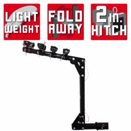 Detail K2 4-Bike Capacity Hitch Mounted Bike Rack with 1-1/4 in. Adapter, 100 lb. Capacity thumbnail 1