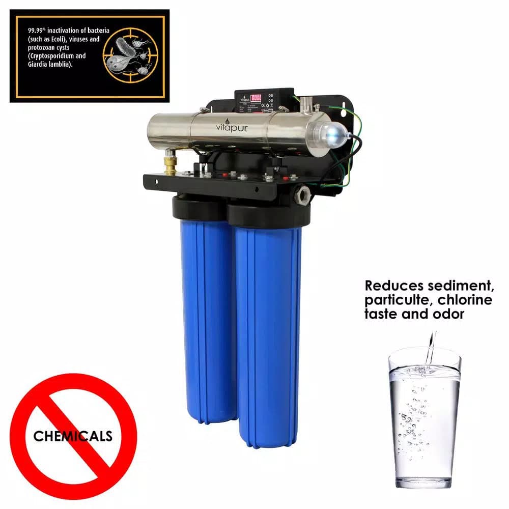 Vitapur VPS1140-1 Whole House UV Water Disinfection and Filtration System