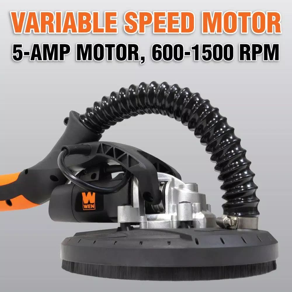 WEN 5 Amp Corded Variable Speed Drywall Sander with 15 ft. Dust Hose