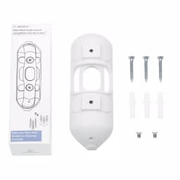 Wasserstein Adjustable Angle Wall Mount for Google Nest Hello Video Doorbell, White thumbnail 4